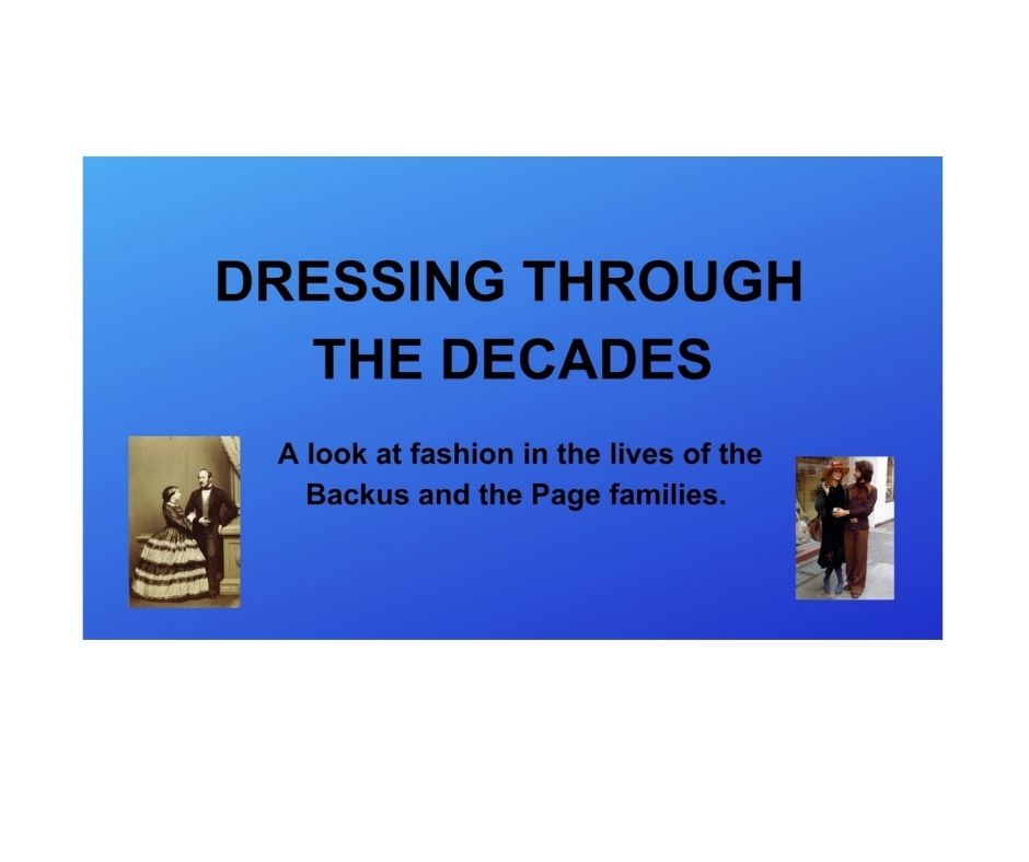 Mondays at the Manor – Dressing through the Decades / Bustles and the Natural Look